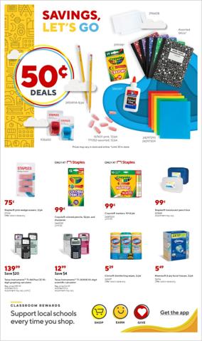 Electronics & Office Supplies offers in Oak Brook IL | Staples Weekly ad in Staples | 8/7/2022 - 8/13/2022