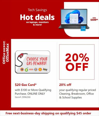 Electronics & Office Supplies offers in Gardena CA | Staples Weekly ad in Staples | 9/19/2022 - 11/30/2022