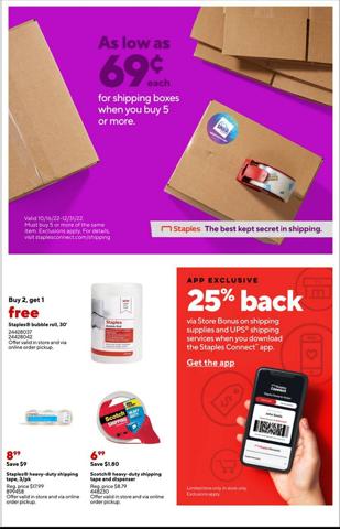 Staples catalogue in Chicago IL | Staples Weekly ad | 10/16/2022 - 12/31/2022