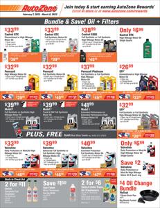 Offer on page 1 of the Weekly Ad AutoZone catalog of AutoZone