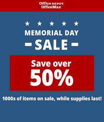 Office Depot catalogue in Houston TX | Memorial Day Sale | 5/26/2022 - 5/30/2022