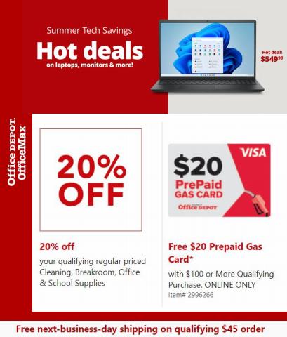 Electronics & Office Supplies offers in Baltimore MD | Office Depot - Offers in Office Depot | 8/17/2022 - 9/1/2022