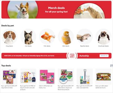 Offer on page 1 of the Pet Smart Weekly ad catalog of Pet Smart