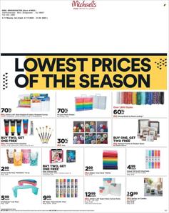 Gifts & Crafts offers | Weekly Add Michaels in Michaels | 3/17/2023 - 3/26/2023