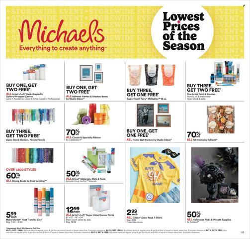 Michaels catalogue in Glendale CA | Weekly Add Michaels | 9/15/2023 - 9/24/2023