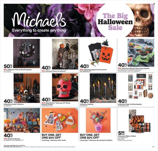 Michaels catalogue in Bolingbrook IL | Weekly Add Michaels | 9/25/2023 - 9/30/2023