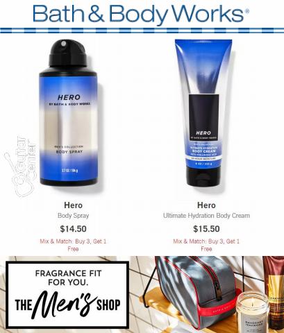 Beauty & Personal Care offers in Chicago IL | Bath & Body Works - Men's Shop in Bath & Body Works | 5/9/2022 - 5/29/2022