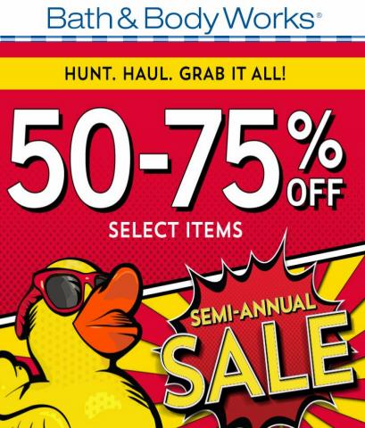 Beauty & Personal Care offers in Mansfield OH | Semi-Annual Sale in Bath & Body Works | 6/13/2022 - 7/4/2022