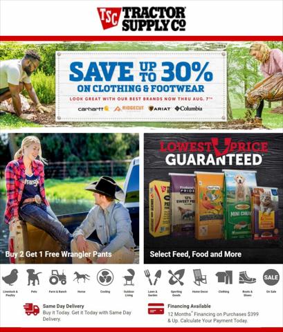 Tractor Supply Company catalogue in Ithaca NY | Tractor Supply Company Weekly ad | 8/3/2022 - 8/20/2022