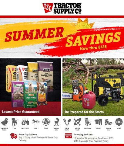 Tractor Supply Company catalogue in Anderson IN | Tractor Supply Company - Offers | 8/19/2022 - 8/25/2022