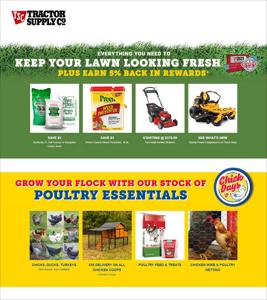 Tractor Supply Company catalogue in Zionsville IN | Tractor Supply Company Weekly ad | 8/25/2022 - 4/16/2023