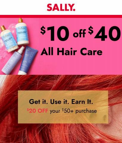 Beauty & Personal Care offers in Silver Spring MD | Sally Beauty - Offers in Sally Beauty | 7/7/2022 - 8/1/2022