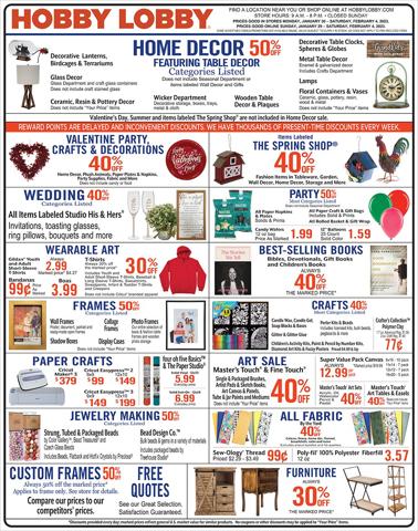 Hobby Lobby catalogue in Philadelphia PA | Hobby Lobby Weekly ad | 1/29/2023 - 2/4/2023