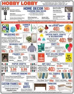 Home & Furniture offers in Spring TX | Hobby Lobby Weekly ad in Hobby Lobby | 3/26/2023 - 4/1/2023