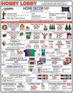 Home & Furniture offers in Sterling VA | Hobby Lobby Weekly ad in Hobby Lobby | 10/1/2023 - 10/7/2023