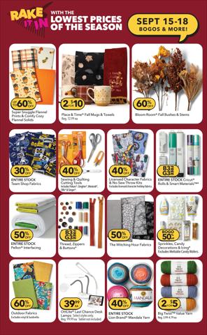 Jo-Ann catalogue in Lakewood CA | Weekly Ad 9/15 | 9/15/2022 - 9/28/2022