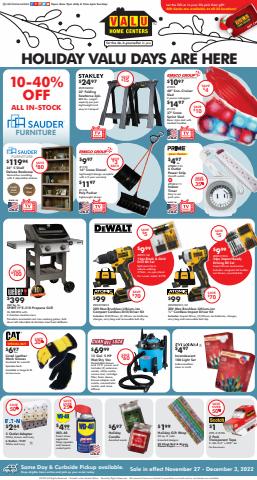 Valu Home Centers catalogue | This Week's Ad | 11/27/2022 - 12/3/2022