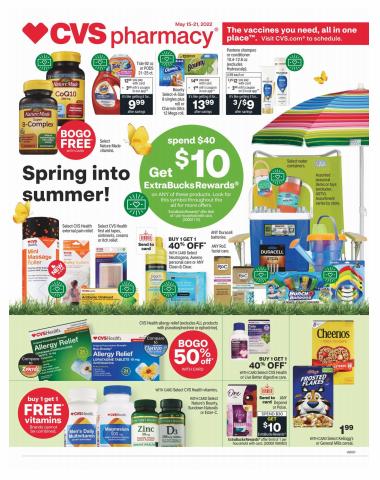 Grocery & Drug offers in Arlington TX | Weekly Ad in CVS Health | 5/15/2022 - 5/21/2022
