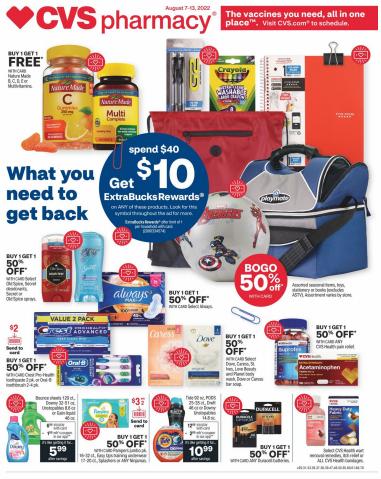 CVS Health catalogue in New York | Weekly Ad | 8/7/2022 - 8/13/2022