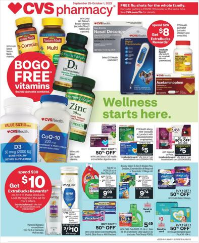 Grocery & Drug offers in Springfield IL | CVS Health flyer in CVS Health | 9/25/2022 - 10/1/2022