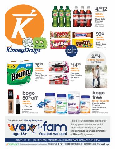 Kinney Drugs catalogue | Kinney Drugs Weekly Ad | 9/25/2022 - 10/1/2022