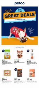 Offer on page 2 of the Petco Great Deals catalog of Petco