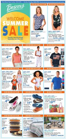 Department Stores offers in Baltimore MD | Boscov's flyer in Boscov's | 6/23/2022 - 6/29/2022