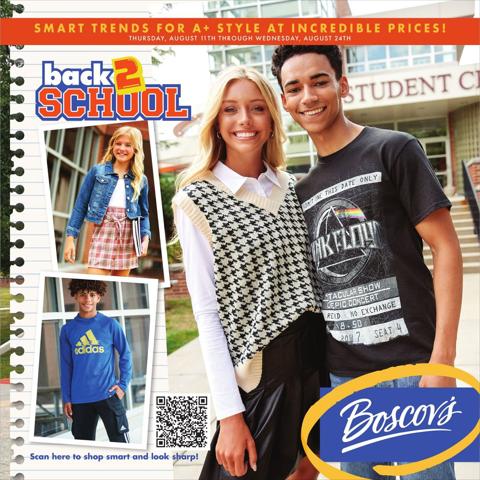 Department Stores offers in York PA | Boscov's flyer in Boscov's | 8/11/2022 - 8/24/2022