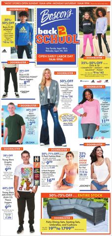 Department Stores offers in Reading PA | Boscov's flyer in Boscov's | 8/18/2022 - 8/24/2022