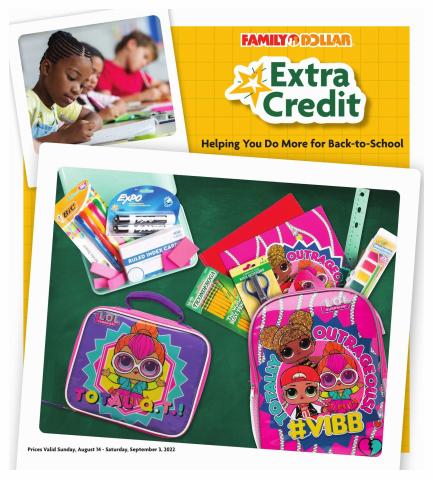 Discount Stores offers in Altoona PA | Digital Book in Family Dollar | 8/14/2022 - 9/3/2022