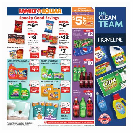 Discount Stores offers in Torrance CA | Current Ad in Family Dollar | 10/2/2022 - 10/8/2022