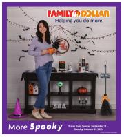 Discount Stores offers in Silver Spring MD | Digital Book in Family Dollar | 9/17/2023 - 10/31/2023