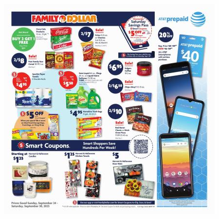 Family Dollar catalogue in Bridgeton MO | Current Ad | 9/24/2023 - 9/30/2023