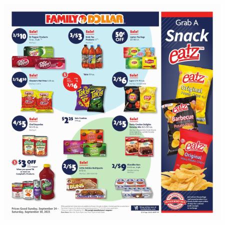 Family Dollar catalogue in Bridgeton MO | Current Ad | 9/24/2023 - 9/30/2023
