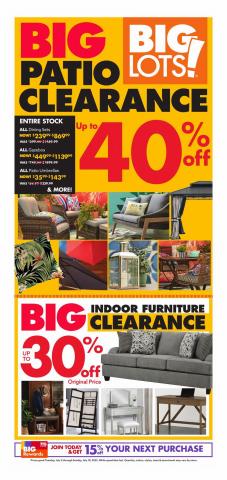 Discount Stores offers in Charlotte NC | Weekly Ad in Big Lots | 7/5/2022 - 7/10/2022