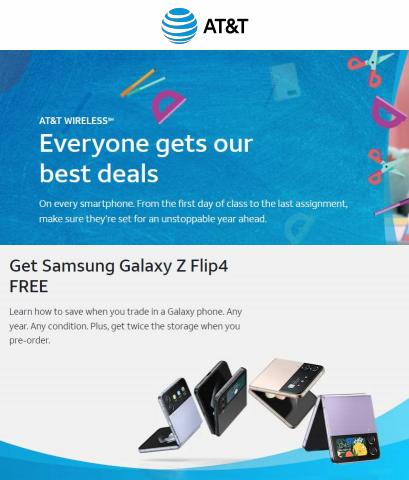 Electronics & Office Supplies offers in Lodi CA | AT&T - Offers in AT&T Wireless | 8/15/2022 - 9/5/2022