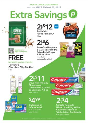 Publix catalogue in Cary NC | Publix Extra Savings | 5/7/2022 - 5/20/2022