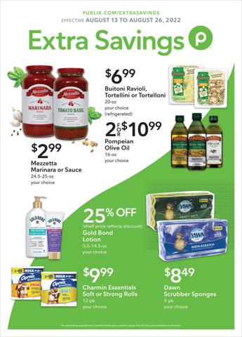 Grocery & Drug offers in Duluth GA | Publix Extra Savings in Publix | 8/13/2022 - 8/26/2022