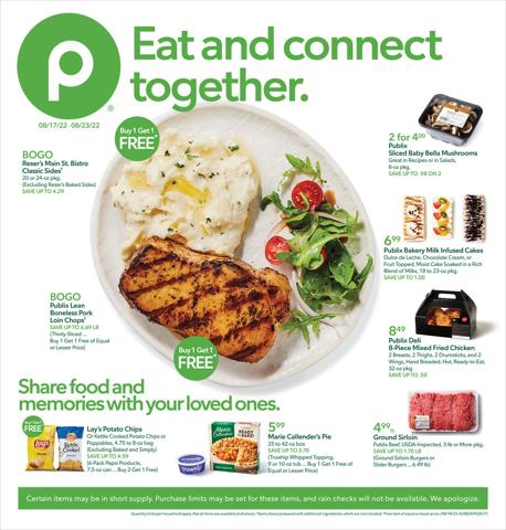 Grocery & Drug offers in Kennesaw GA | Publix Weekly Ad in Publix | 8/17/2022 - 8/23/2022