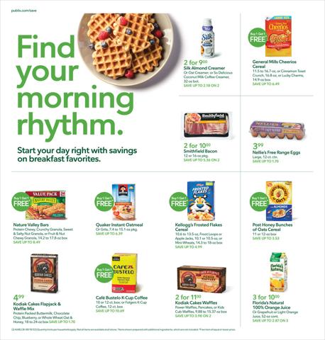 Grocery & Drug offers in Roswell GA | Publix Breakfast Savings in Publix | 8/17/2022 - 8/23/2022
