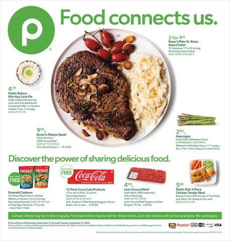 Grocery & Drug offers in Monroe NC | Publix Weekly Ad in Publix | 9/21/2022 - 9/27/2022