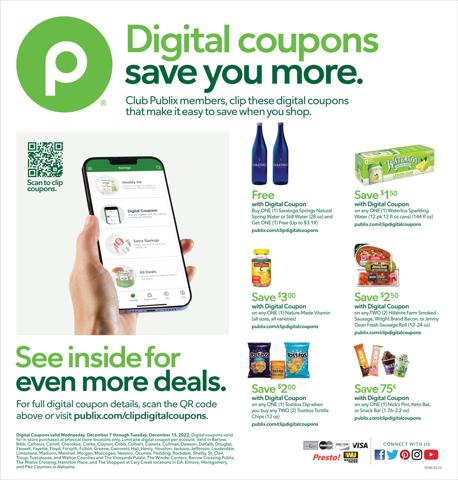 Grocery & Drug offers in Rome GA | Publix Digital Coupons in Publix | 12/7/2022 - 12/20/2022