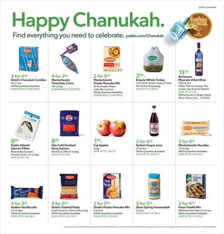 Grocery & Drug offers in Rome GA | Publix Chanukah in Publix | 12/7/2022 - 12/13/2022