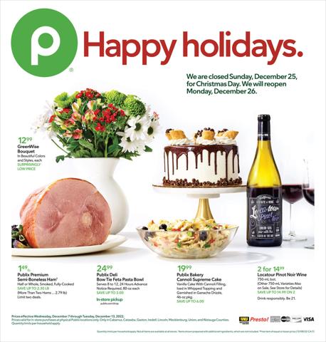 Publix catalogue | Publix Weekly Ad | 12/7/2022 - 12/13/2022
