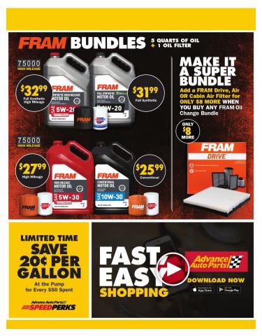 Advance Auto Parts catalogue in North Olmsted OH | August/September Needs | 8/25/2022 - 10/5/2022