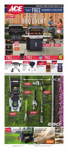 Tools & Hardware offers in Elyria OH | Biggest BBQ Sale  in Ace Hardware | 5/4/2022 - 5/16/2022