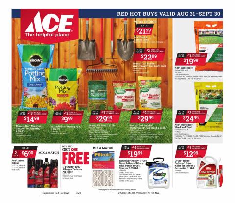 Tools & Hardware offers in Chicago IL | Red Hot Buys in Ace Hardware | 8/31/2022 - 9/30/2022