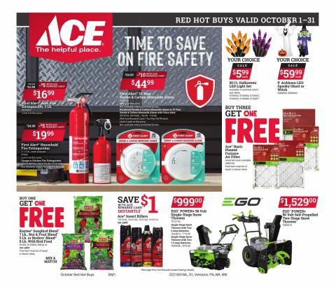 Tools & Hardware offers in La Porte IN | Red Hot Buys in Ace Hardware | 10/1/2022 - 10/31/2022