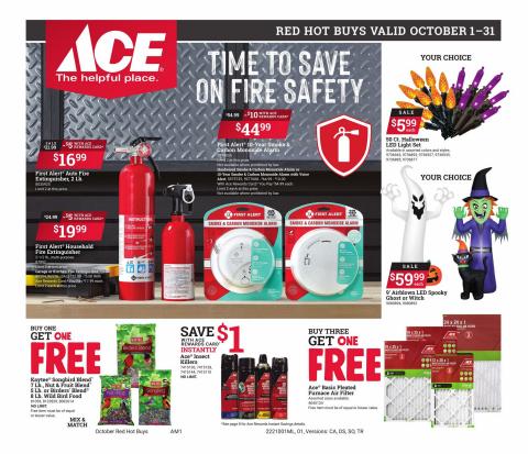 Tools & Hardware offers in Jacksonville FL | Red Hot Buys in Ace Hardware | 10/1/2022 - 10/31/2022