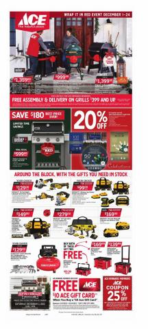 Tools & Hardware offers in Bell CA | Wrap it In Red Event in Ace Hardware | 12/1/2022 - 12/24/2022